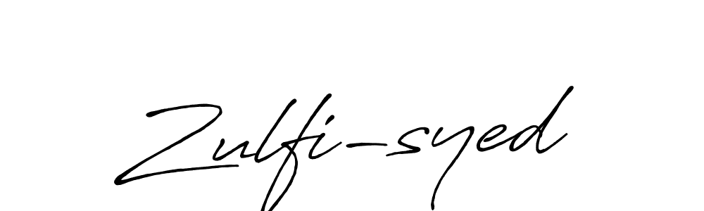 How to Draw Zulfi-syed signature style? Antro_Vectra_Bolder is a latest design signature styles for name Zulfi-syed. Zulfi-syed signature style 7 images and pictures png