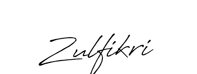 How to make Zulfikri signature? Antro_Vectra_Bolder is a professional autograph style. Create handwritten signature for Zulfikri name. Zulfikri signature style 7 images and pictures png