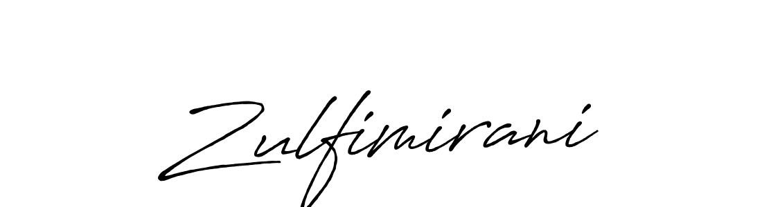 The best way (Antro_Vectra_Bolder) to make a short signature is to pick only two or three words in your name. The name Zulfimirani include a total of six letters. For converting this name. Zulfimirani signature style 7 images and pictures png