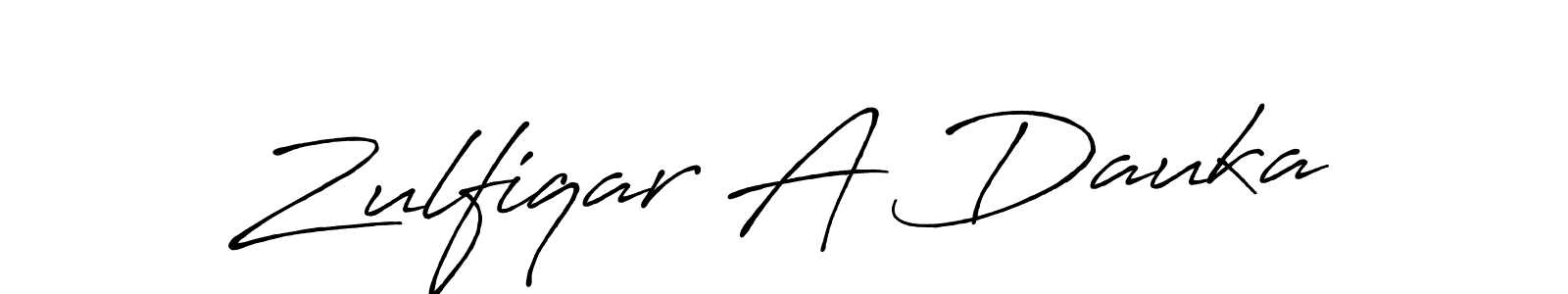 How to Draw Zulfiqar A Dauka signature style? Antro_Vectra_Bolder is a latest design signature styles for name Zulfiqar A Dauka. Zulfiqar A Dauka signature style 7 images and pictures png