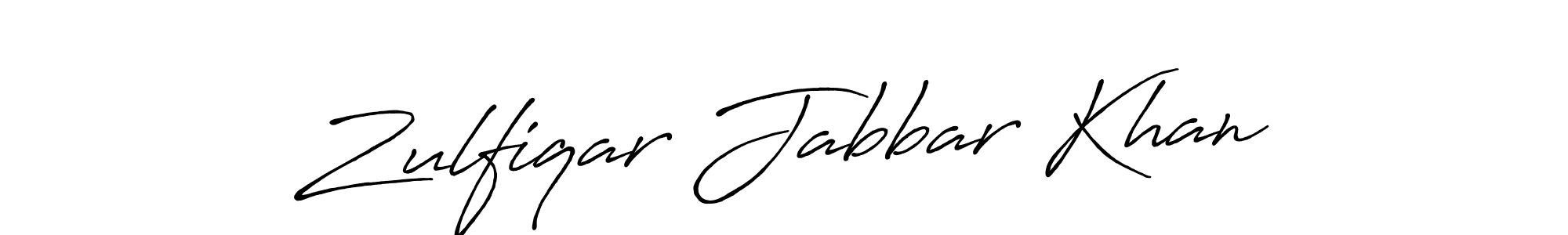 It looks lik you need a new signature style for name Zulfiqar Jabbar Khan. Design unique handwritten (Antro_Vectra_Bolder) signature with our free signature maker in just a few clicks. Zulfiqar Jabbar Khan signature style 7 images and pictures png