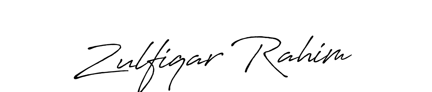 Make a beautiful signature design for name Zulfiqar Rahim. Use this online signature maker to create a handwritten signature for free. Zulfiqar Rahim signature style 7 images and pictures png