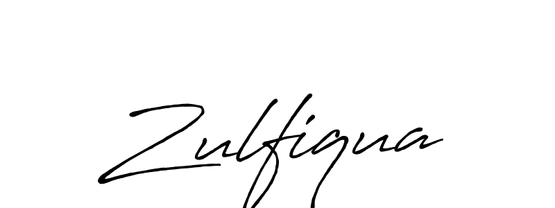 if you are searching for the best signature style for your name Zulfiqua. so please give up your signature search. here we have designed multiple signature styles  using Antro_Vectra_Bolder. Zulfiqua signature style 7 images and pictures png