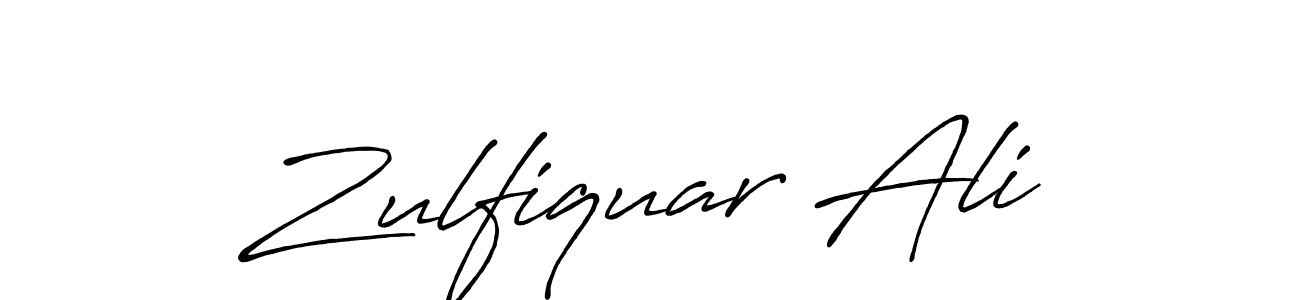 You should practise on your own different ways (Antro_Vectra_Bolder) to write your name (Zulfiquar Ali) in signature. don't let someone else do it for you. Zulfiquar Ali signature style 7 images and pictures png