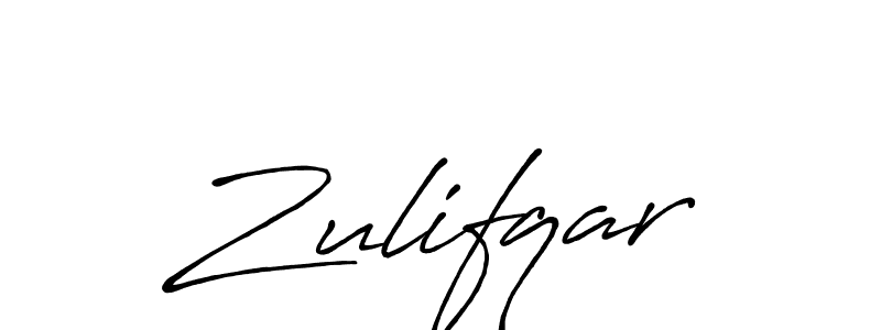 Use a signature maker to create a handwritten signature online. With this signature software, you can design (Antro_Vectra_Bolder) your own signature for name Zulifqar. Zulifqar signature style 7 images and pictures png