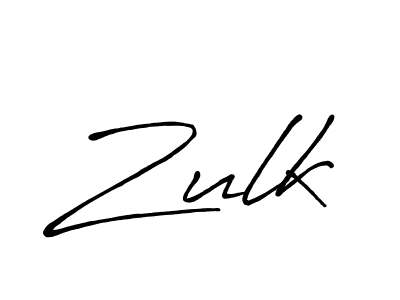 Use a signature maker to create a handwritten signature online. With this signature software, you can design (Antro_Vectra_Bolder) your own signature for name Zulk. Zulk signature style 7 images and pictures png