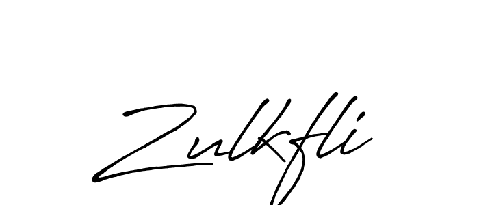 Also we have Zulkfli name is the best signature style. Create professional handwritten signature collection using Antro_Vectra_Bolder autograph style. Zulkfli signature style 7 images and pictures png