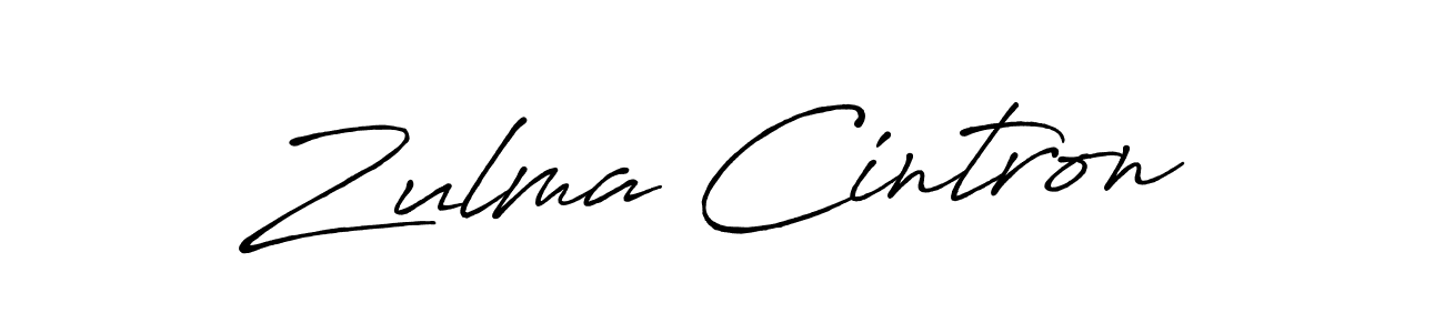 Make a short Zulma Cintron signature style. Manage your documents anywhere anytime using Antro_Vectra_Bolder. Create and add eSignatures, submit forms, share and send files easily. Zulma Cintron signature style 7 images and pictures png