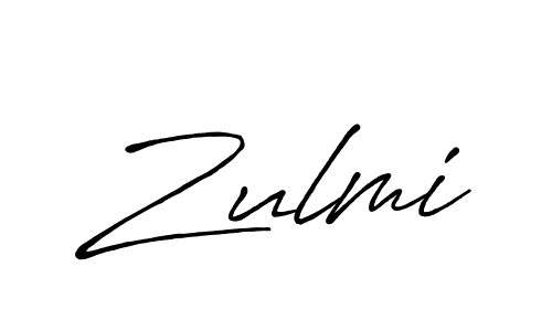 Make a beautiful signature design for name Zulmi. Use this online signature maker to create a handwritten signature for free. Zulmi signature style 7 images and pictures png