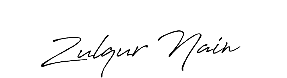 Similarly Antro_Vectra_Bolder is the best handwritten signature design. Signature creator online .You can use it as an online autograph creator for name Zulqur Nain. Zulqur Nain signature style 7 images and pictures png