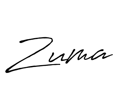 Design your own signature with our free online signature maker. With this signature software, you can create a handwritten (Antro_Vectra_Bolder) signature for name Zuma. Zuma signature style 7 images and pictures png