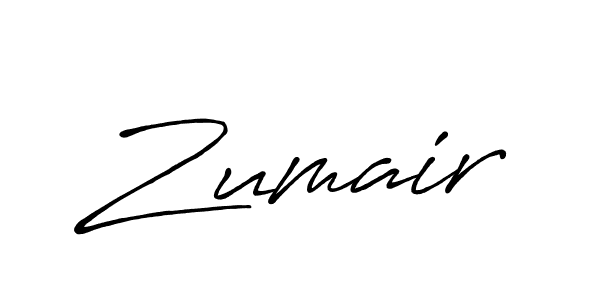 Make a beautiful signature design for name Zumair. With this signature (Antro_Vectra_Bolder) style, you can create a handwritten signature for free. Zumair signature style 7 images and pictures png