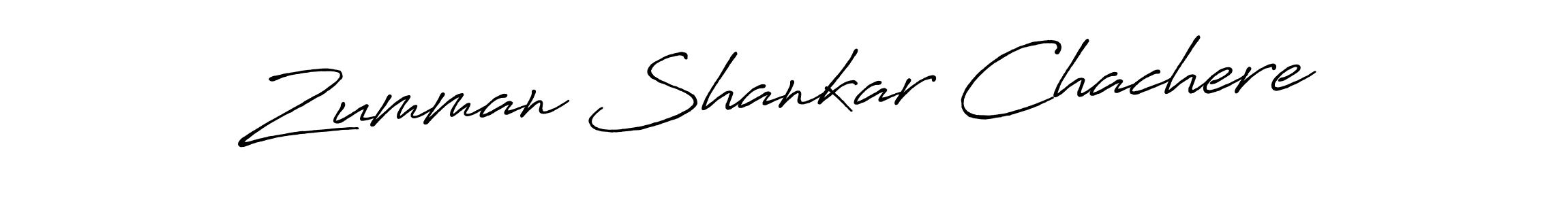 Make a beautiful signature design for name Zumman Shankar Chachere. Use this online signature maker to create a handwritten signature for free. Zumman Shankar Chachere signature style 7 images and pictures png