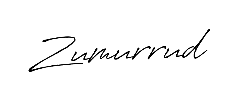 Zumurrud stylish signature style. Best Handwritten Sign (Antro_Vectra_Bolder) for my name. Handwritten Signature Collection Ideas for my name Zumurrud. Zumurrud signature style 7 images and pictures png