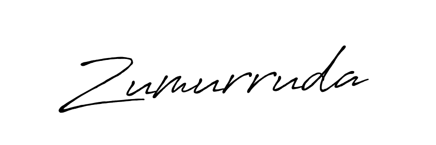 Zumurruda stylish signature style. Best Handwritten Sign (Antro_Vectra_Bolder) for my name. Handwritten Signature Collection Ideas for my name Zumurruda. Zumurruda signature style 7 images and pictures png