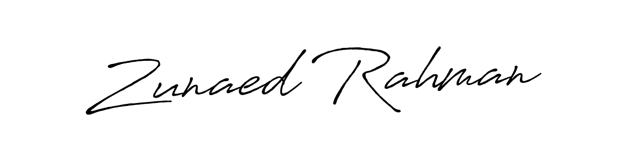 Use a signature maker to create a handwritten signature online. With this signature software, you can design (Antro_Vectra_Bolder) your own signature for name Zunaed Rahman. Zunaed Rahman signature style 7 images and pictures png