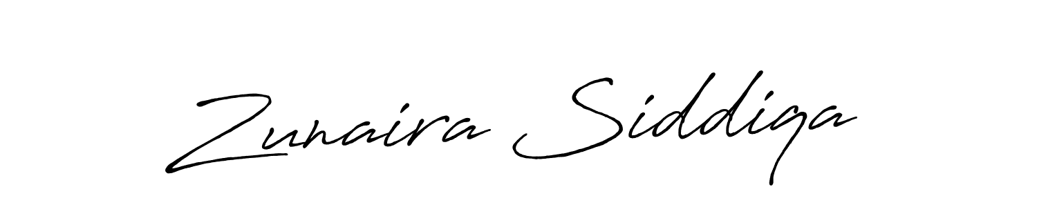 You should practise on your own different ways (Antro_Vectra_Bolder) to write your name (Zunaira Siddiqa) in signature. don't let someone else do it for you. Zunaira Siddiqa signature style 7 images and pictures png