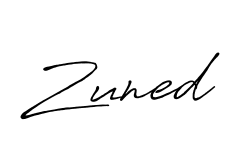 Once you've used our free online signature maker to create your best signature Antro_Vectra_Bolder style, it's time to enjoy all of the benefits that Zuned name signing documents. Zuned signature style 7 images and pictures png