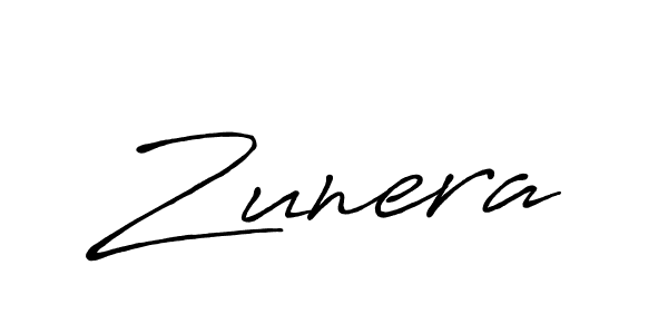 It looks lik you need a new signature style for name Zunera. Design unique handwritten (Antro_Vectra_Bolder) signature with our free signature maker in just a few clicks. Zunera signature style 7 images and pictures png