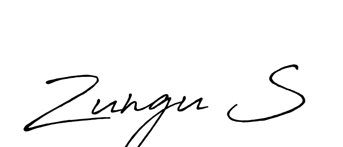 Make a short Zungu S signature style. Manage your documents anywhere anytime using Antro_Vectra_Bolder. Create and add eSignatures, submit forms, share and send files easily. Zungu S signature style 7 images and pictures png