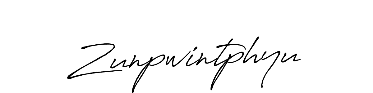 It looks lik you need a new signature style for name Zunpwintphyu. Design unique handwritten (Antro_Vectra_Bolder) signature with our free signature maker in just a few clicks. Zunpwintphyu signature style 7 images and pictures png