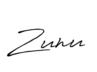 How to make Zunu name signature. Use Antro_Vectra_Bolder style for creating short signs online. This is the latest handwritten sign. Zunu signature style 7 images and pictures png