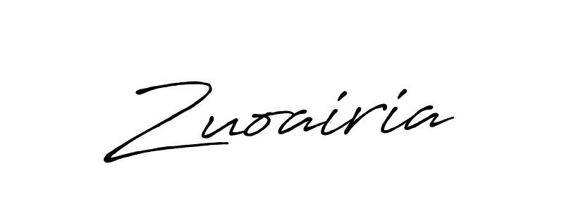 The best way (Antro_Vectra_Bolder) to make a short signature is to pick only two or three words in your name. The name Zuoairia include a total of six letters. For converting this name. Zuoairia signature style 7 images and pictures png