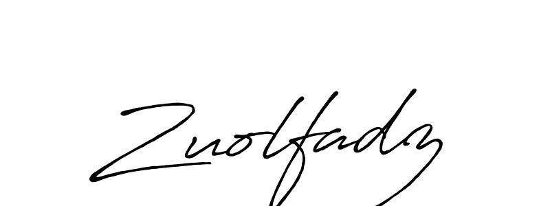 Similarly Antro_Vectra_Bolder is the best handwritten signature design. Signature creator online .You can use it as an online autograph creator for name Zuolfadz. Zuolfadz signature style 7 images and pictures png