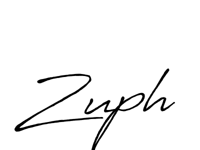 How to make Zuph signature? Antro_Vectra_Bolder is a professional autograph style. Create handwritten signature for Zuph name. Zuph signature style 7 images and pictures png