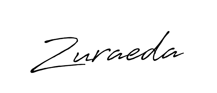 How to make Zuraeda name signature. Use Antro_Vectra_Bolder style for creating short signs online. This is the latest handwritten sign. Zuraeda signature style 7 images and pictures png