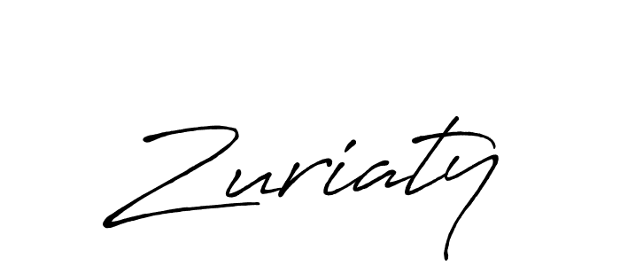 Use a signature maker to create a handwritten signature online. With this signature software, you can design (Antro_Vectra_Bolder) your own signature for name Zuriaty. Zuriaty signature style 7 images and pictures png