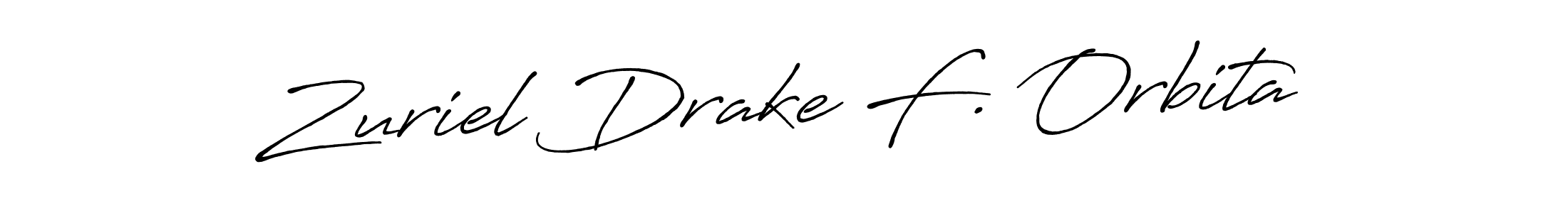 Best and Professional Signature Style for Zuriel Drake F. Orbita. Antro_Vectra_Bolder Best Signature Style Collection. Zuriel Drake F. Orbita signature style 7 images and pictures png