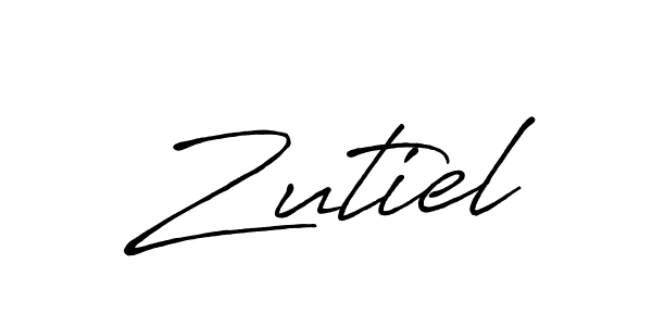 Similarly Antro_Vectra_Bolder is the best handwritten signature design. Signature creator online .You can use it as an online autograph creator for name Zutiel. Zutiel signature style 7 images and pictures png
