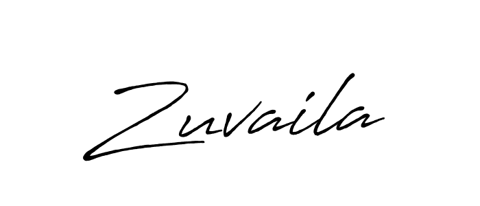 Create a beautiful signature design for name Zuvaila. With this signature (Antro_Vectra_Bolder) fonts, you can make a handwritten signature for free. Zuvaila signature style 7 images and pictures png