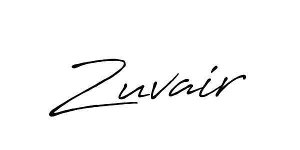 Design your own signature with our free online signature maker. With this signature software, you can create a handwritten (Antro_Vectra_Bolder) signature for name Zuvair. Zuvair signature style 7 images and pictures png