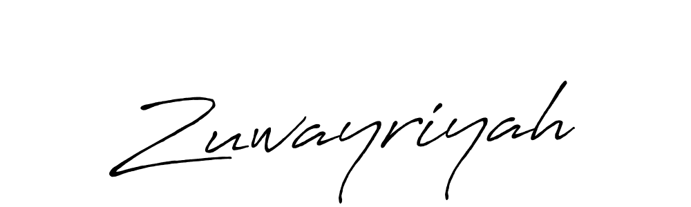 Similarly Antro_Vectra_Bolder is the best handwritten signature design. Signature creator online .You can use it as an online autograph creator for name Zuwayriyah. Zuwayriyah signature style 7 images and pictures png