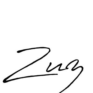 if you are searching for the best signature style for your name Zuz. so please give up your signature search. here we have designed multiple signature styles  using Antro_Vectra_Bolder. Zuz signature style 7 images and pictures png