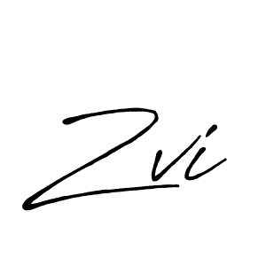 Also You can easily find your signature by using the search form. We will create Zvi name handwritten signature images for you free of cost using Antro_Vectra_Bolder sign style. Zvi signature style 7 images and pictures png