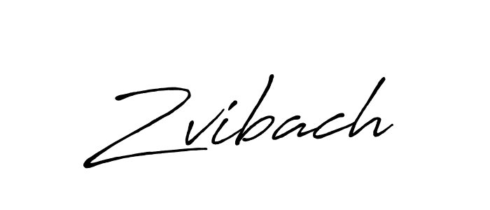 How to make Zvibach signature? Antro_Vectra_Bolder is a professional autograph style. Create handwritten signature for Zvibach name. Zvibach signature style 7 images and pictures png