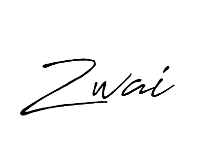 Once you've used our free online signature maker to create your best signature Antro_Vectra_Bolder style, it's time to enjoy all of the benefits that Zwai name signing documents. Zwai signature style 7 images and pictures png