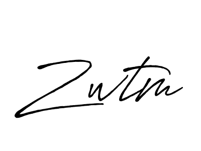 Use a signature maker to create a handwritten signature online. With this signature software, you can design (Antro_Vectra_Bolder) your own signature for name Zwtm. Zwtm signature style 7 images and pictures png