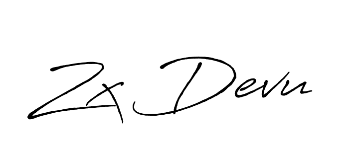 It looks lik you need a new signature style for name Zx Devu. Design unique handwritten (Antro_Vectra_Bolder) signature with our free signature maker in just a few clicks. Zx Devu signature style 7 images and pictures png