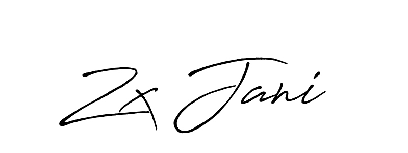 Design your own signature with our free online signature maker. With this signature software, you can create a handwritten (Antro_Vectra_Bolder) signature for name Zx Jani . Zx Jani  signature style 7 images and pictures png