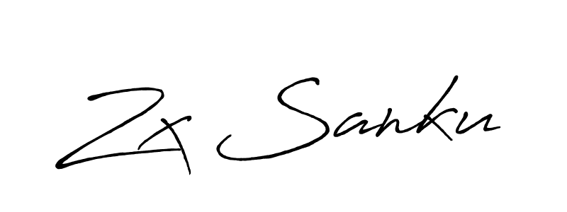 Once you've used our free online signature maker to create your best signature Antro_Vectra_Bolder style, it's time to enjoy all of the benefits that Zx Sanku name signing documents. Zx Sanku signature style 7 images and pictures png