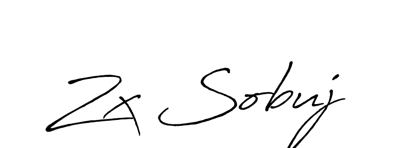 Create a beautiful signature design for name Zx Sobuj. With this signature (Antro_Vectra_Bolder) fonts, you can make a handwritten signature for free. Zx Sobuj signature style 7 images and pictures png