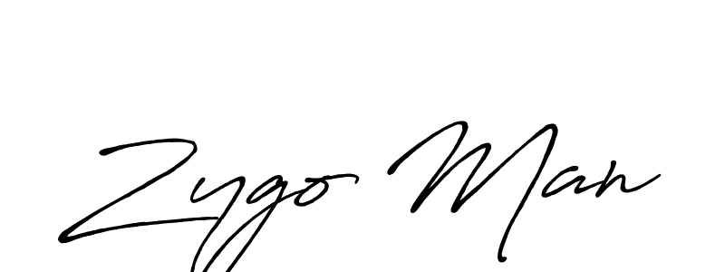 Design your own signature with our free online signature maker. With this signature software, you can create a handwritten (Antro_Vectra_Bolder) signature for name Zygo Man. Zygo Man signature style 7 images and pictures png