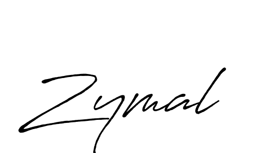 Zymal stylish signature style. Best Handwritten Sign (Antro_Vectra_Bolder) for my name. Handwritten Signature Collection Ideas for my name Zymal. Zymal signature style 7 images and pictures png