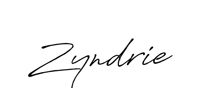 It looks lik you need a new signature style for name Zyndrie. Design unique handwritten (Antro_Vectra_Bolder) signature with our free signature maker in just a few clicks. Zyndrie signature style 7 images and pictures png