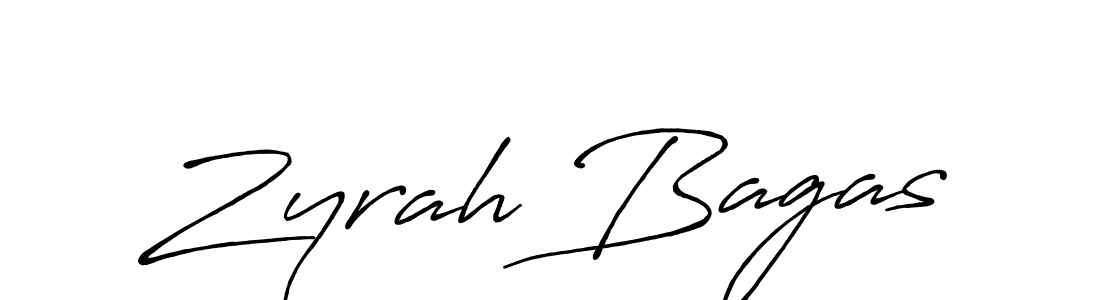 How to make Zyrah Bagas signature? Antro_Vectra_Bolder is a professional autograph style. Create handwritten signature for Zyrah Bagas name. Zyrah Bagas signature style 7 images and pictures png