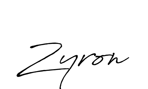 Similarly Antro_Vectra_Bolder is the best handwritten signature design. Signature creator online .You can use it as an online autograph creator for name Zyron. Zyron signature style 7 images and pictures png